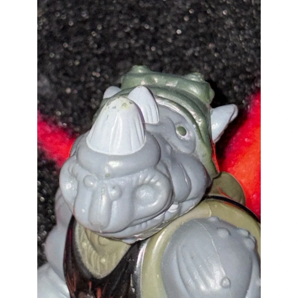 Playmates Teenage Mutant Ninja Turtles Bebop Rocksteady Hard Head Figures 1988